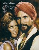 Sinbad 8x10 movie photo signed by actress Caroline Munro. Good condition. All autographs come with a