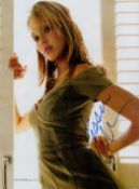 Jessica Alba signed 12x8 colour photo. Jessica Marie Alba (born April 28, 1981) is an American