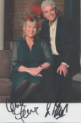 This Morning star Fern Britton and Phillip Schofield signed 6x4 colour photo. Good condition. All