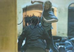 Finn Jones signed 12x8 colour Game of Thrones photo. Smudged photo overwritten. Good condition.