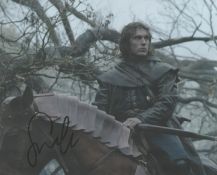 Sam Claflin signed 10x8 colour photo. Claflin is an English actor. After graduating from the