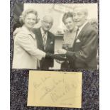 Herbert Wilcox and Anna Neagle Signed Autograph Album Page With Black and White Photo. Both Signed