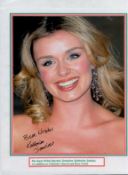 Katherine Jenkins signed 10x8 colour photo. Comes with bio page. Good Condition. All autographs come