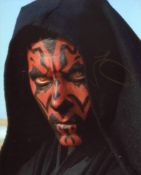 Stars Wars The Phantom Menace 8x10 photo signed by actor Ray Park (Darth Maul). Good Condition.