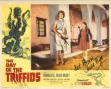 The Day of the Triffids movie 8x10 photo signed by actress Janina Faye who starred in this 1962