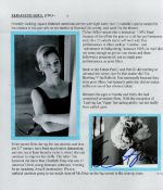Elisabeth Shue signed 3x2 black and white photo. Comes with bio page. Good Condition. All autographs