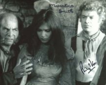 Frankenstein and the Monster From Hell horror movie photo signed by the late Philip Voss and Bond
