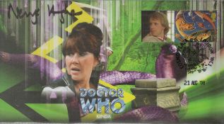 Nerys Hughes signed Doctor Who Kinda FDC. 21/8/08 Cosmo Place London WC1 postmark. Good Condition.
