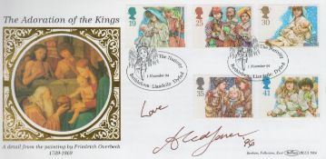 Aled Jones signed The Nativity FDC. 1/11/94 Bethlehem Llandeilo Dyfed postmark. Good Condition.