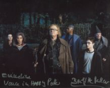 Harry Potter movie scene 8x10 photo signed by actress Brigitte Millar as Emmeline Vance. Good