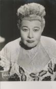 Sophie Tucker signed 6x4 black and white photo. Dedicated. Good Condition. All autographs come