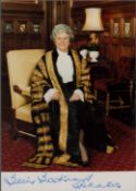 Baroness Betty Boothroyd signed 5x3 colour photo. Speaker of House of Commons. Good Condition. All