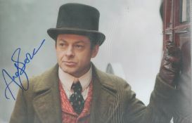 Andy Serkis signed 12x8 colour photo. English actor, director and producer. Good Condition. All