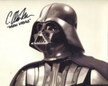 Star Wars The Phantom Menace Darth Vader body double actor C Andrew Nelson signed 8x10 photo. Good