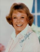 June Allyson signed 10x8 colour photo. Comes with bio page. Good Condition. All autographs come with