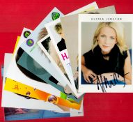 Films & TV Collection of 10 Signed photos approx size 6 x 4 includes Ulrica Jonsson, Carol