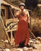 MASH comedy series 8x10 photo signed by actor Jamie Farr as Corporal Klinger. Good Condition. All