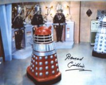 Doctor Who Invasion Earth movie 8x10 photo signed by the late Bernard Cribbins. Good Condition.