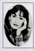Angelica Houston signed 10x8 black and white photo. Comes with bio page. Good Condition. All