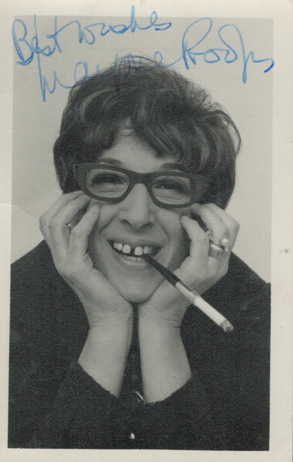 Marjorie Proops signed 6x4 black and white photo. Columnist/Agony Aunt. Good Condition. All