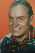 Bob Hope signed 6x4 colour photo. Good Condition. All autographs come with a Certificate of
