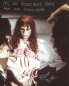 The Exorcist horror movie 8x10 photo signed by actress Eileen Dietz who has added the quote "It's an