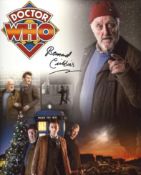 Doctor Who Wilf Mott montage 8x10 photo signed by actor Bernard Cribbins. Good Condition. All