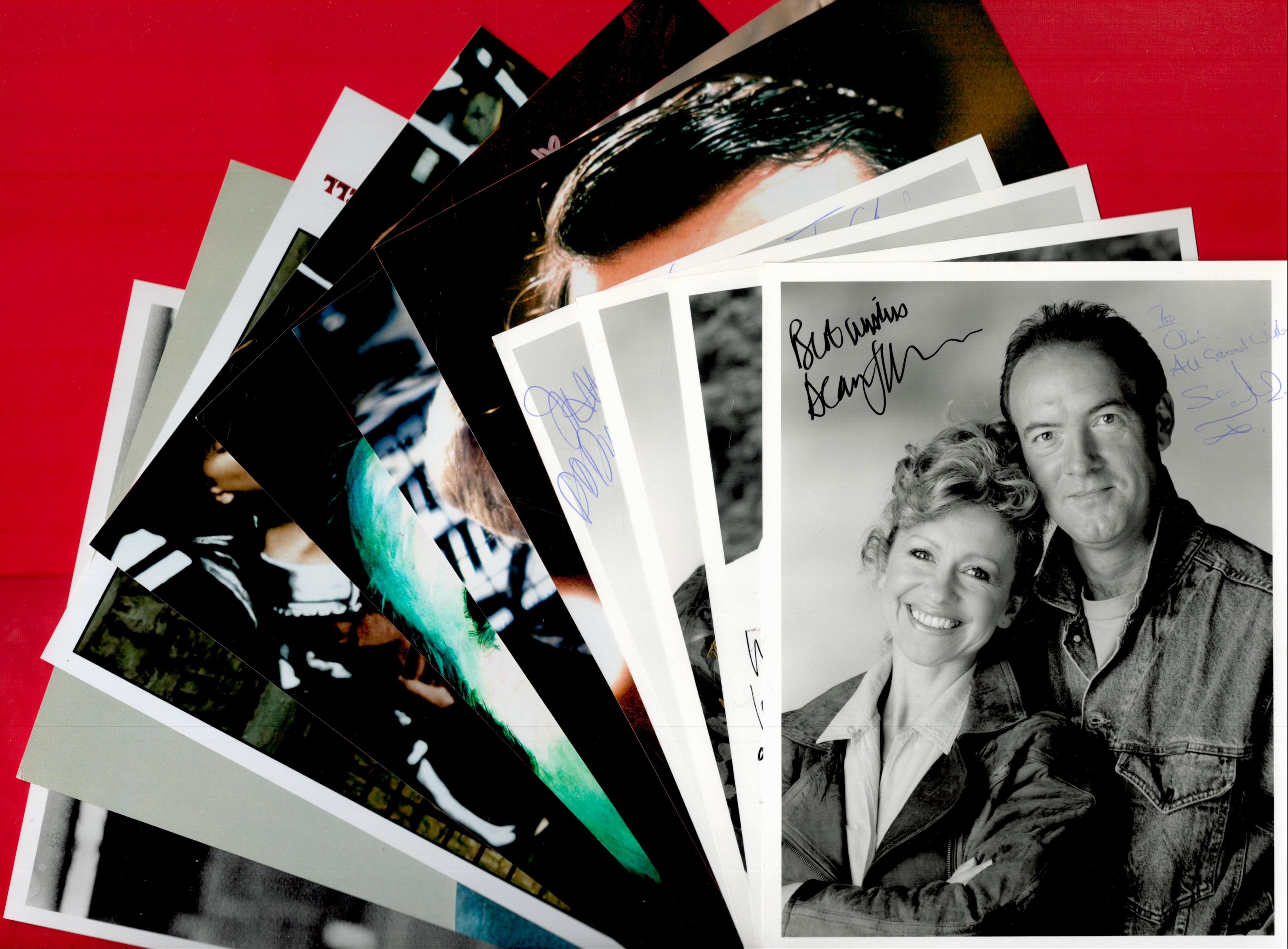 Films & TV, Football, politics, Assorted Collection of 11 Signed photos approx size 7 at 8 x 10, 4