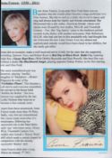 Anne Francis signature piece. Comes with bio page. Good Condition. All autographs come with a