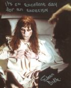 The Exorcist horror movie 8x10 photo signed by actress Eileen Dietz who has added the quote "It's an