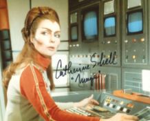 Space 1999 Catherine Schell signed Space 1999 TV science fiction series photo. Good Condition. All