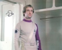Space 1999 TV sci-fi series 8x10 scene photo signed by actor Paul Jerricho. Good Condition. All
