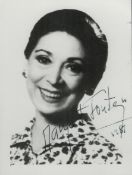 Dame Margot Fonteyn signed 4x3 black and white photo. Ballerina. Good Condition. All autographs come