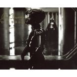 Star Wars 8x10 photo signed by Chris Parsons the actor who portrayed K-3PO, 4-LOM, and E-3PO in Star