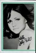 Sally Field signed 10x8 black and white photo. Comes with bio page. Good Condition. All autographs