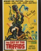 The Day of the Triffids movie 8x10 photo signed by actress Janina Faye who starred in this 1962
