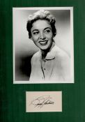Actor, Beverly Garland mounted signature piece, overall size 16x12. This beautiful item features a