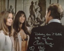 007 Bond actress Caroline Munro signed The Spy Who Loved Me scene 8x10 photo, she has added the name