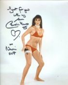 007 James Bond actress Caroline Munro signed The Spy Who Loved Me photo!. Good Condition. All