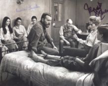 Nicholas and Alexandra epic movie scene 8x10 photo signed by both Michael Jayston and Janet