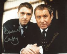 Midsomer Murders 8x10 photo signed by John Nettles (Inspector Barnaby) and Daniel Casey (Sgt Troy) -