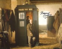 Doctor Who Wilf Mott scene 8x10 photo signed by actor Bernard Cribbins. Good Condition. All