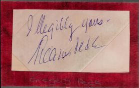Gregory Peck signature piece. Good Condition. All autographs come with a Certificate of