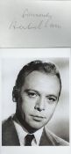 Herbert Lom small signature piece. Actor. Good Condition. All autographs come with a Certificate