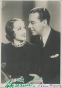 Bebe Daniels & Ben Lyon signed 7x5 black and white photo. Good Condition. All autographs come with a