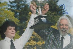 Donald Sutherland signed 12x8 colour photo. Canadian actor whose film career spans over six decades.