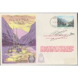 WW2 RAF AVM Don Bennett Signed Flukt Fra Norge RAFES FDC. 211 of 980 Covers Issued. Norge Stamp with