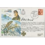 Wg Cdr Roland Beaumont Signed Captain JA Liddell VC Flown First Day Cover. 439 of 1269. 10p