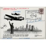 Sir Michael Beetham Signed Commemorating the 35th Anniv of Operation Lancaster FDC. 64 of 120 Covers