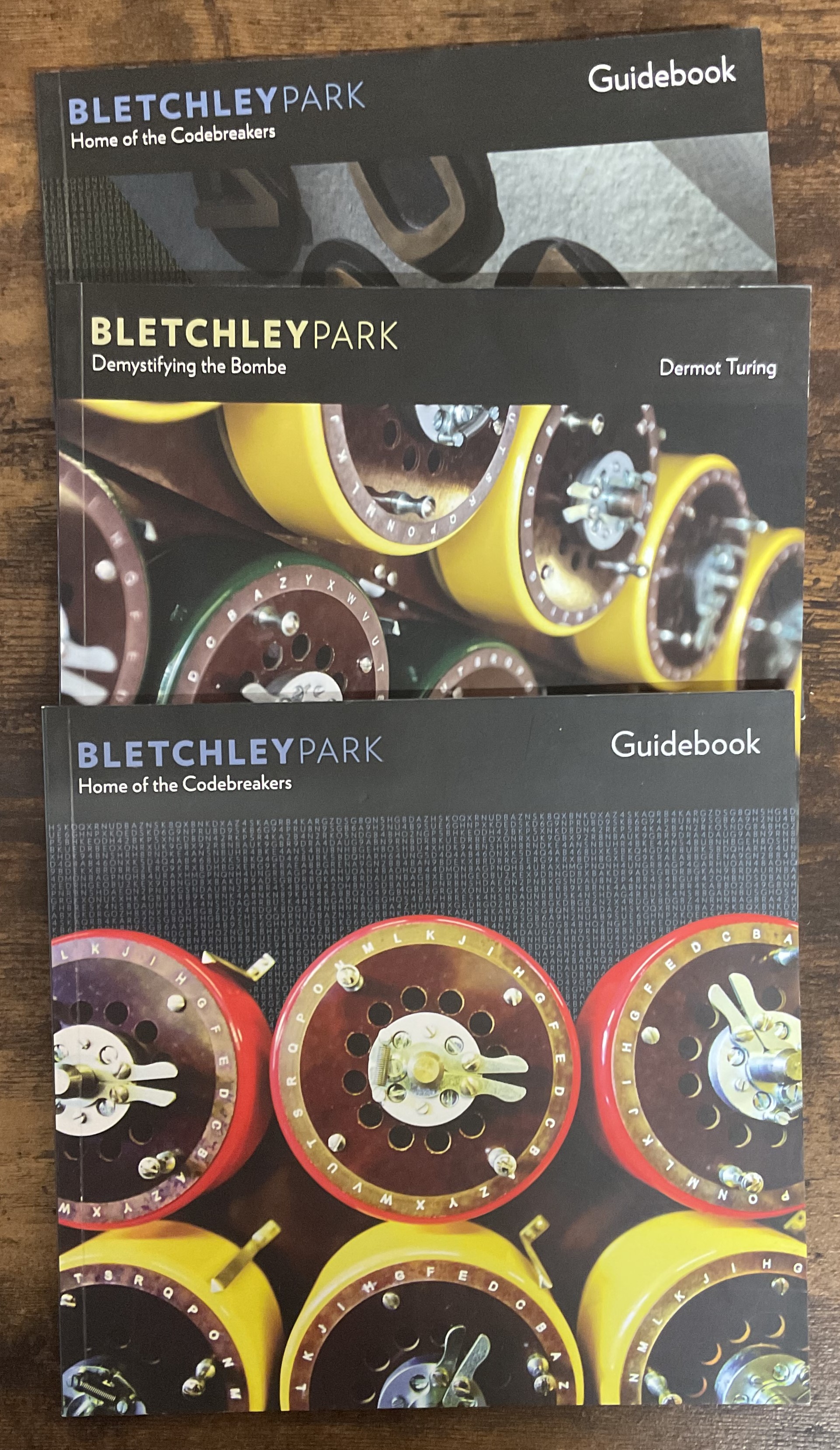 Bletchley Park Collection of 3 Booklets. 2 are Guidebooks and One Relates to Dermot Turing. Some